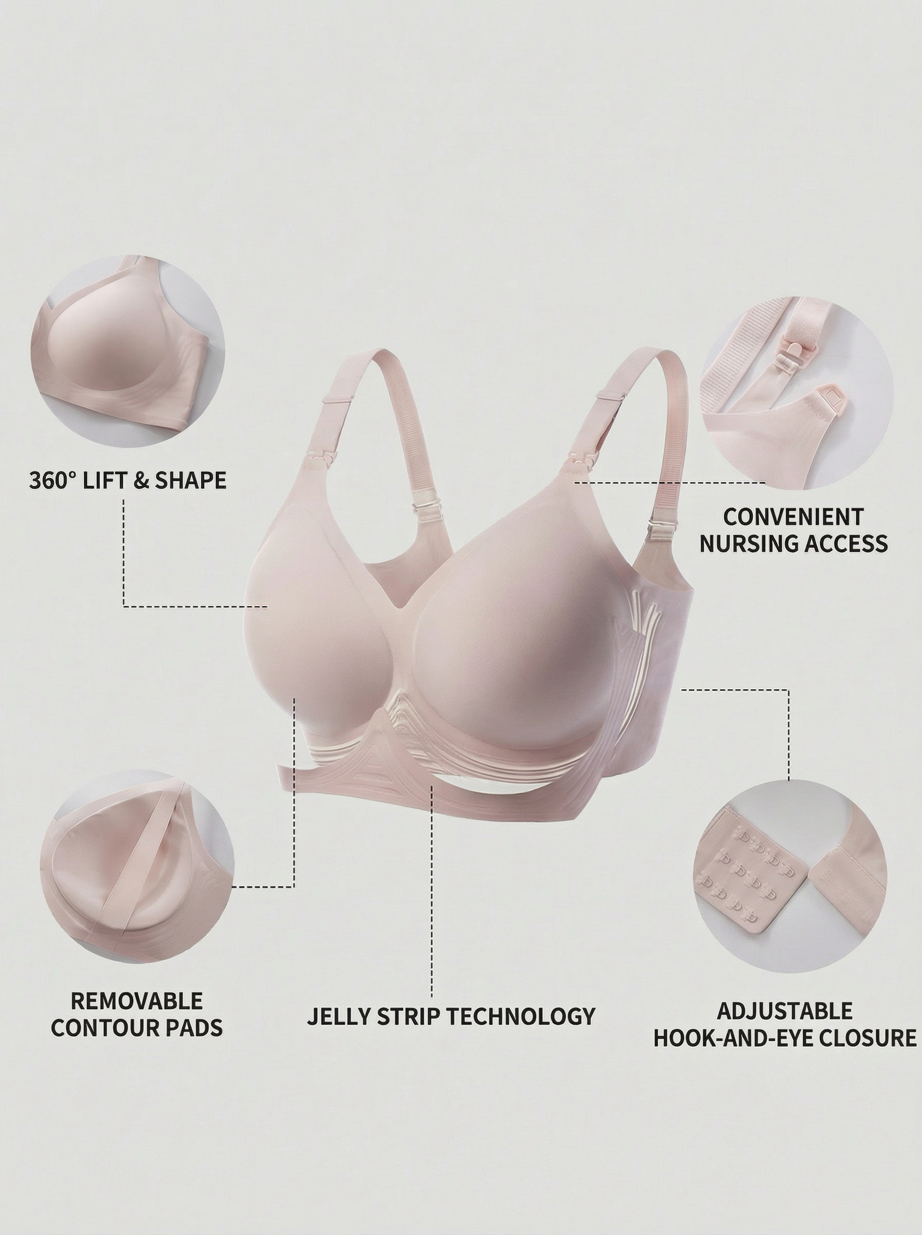 Seamless Lift Nursing Bra