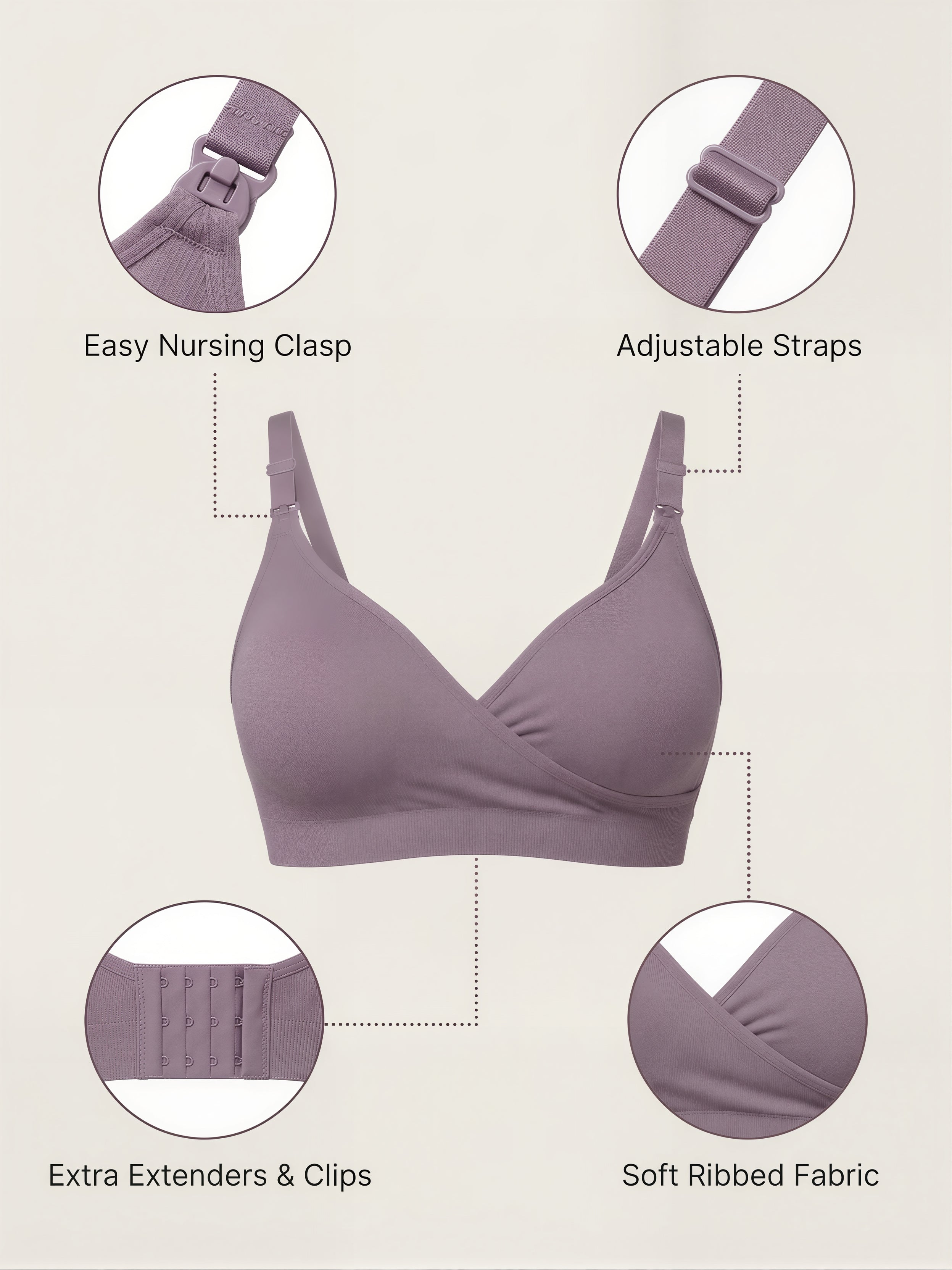 CrossOver Comfort Nursing Bra