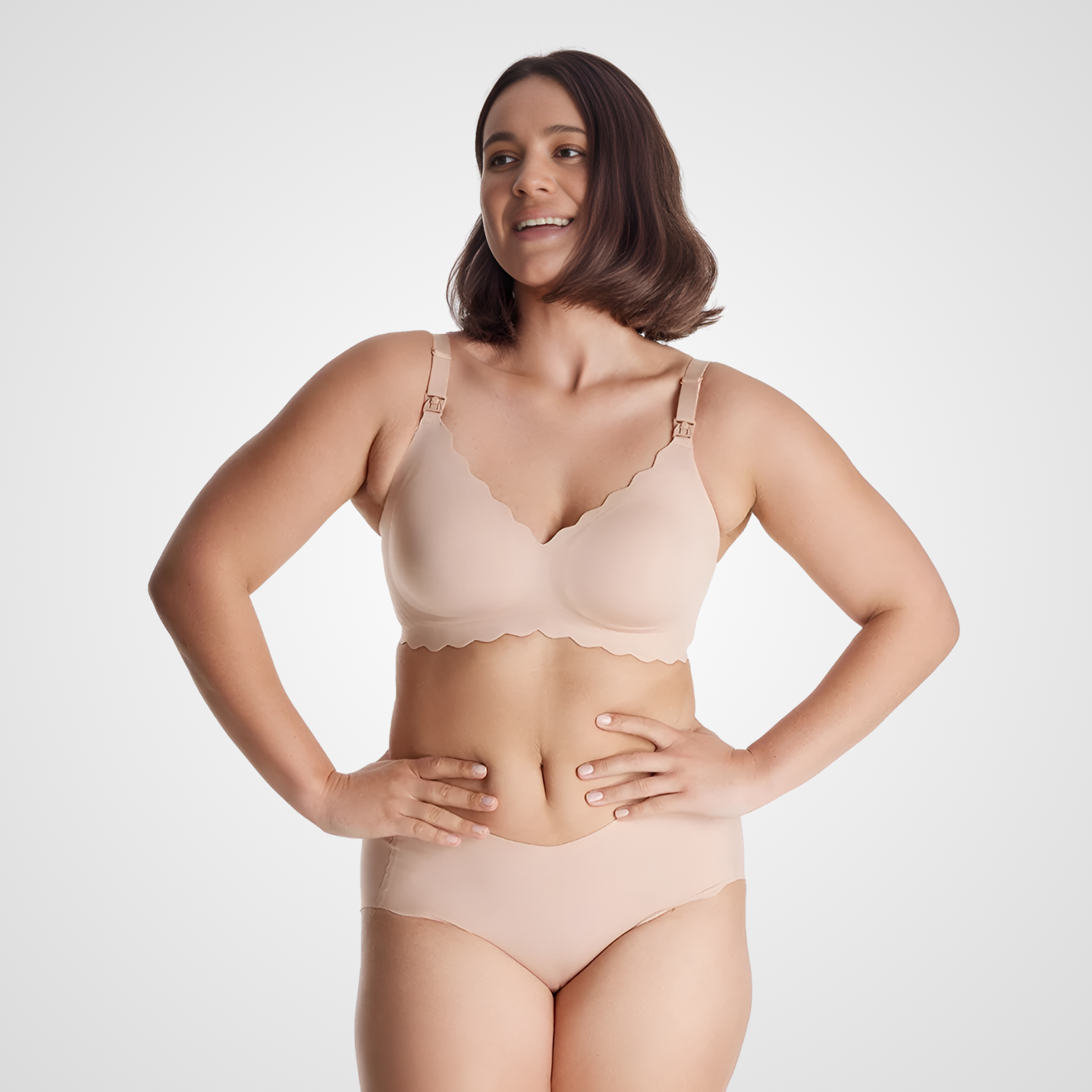 Seamless Floral Push up Nursing Bra